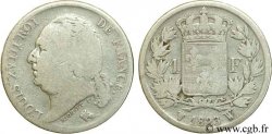 1 franc Louis XVIII 1823 Lille F.206/54
