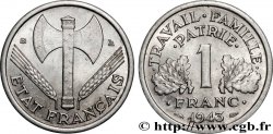 1 franc Francisque, légère 1943 Beaumont-Le-Roger F.223/4 VZ62