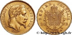 20 francs or Napoléon III, tête laurée 1865 Strasbourg F.532/12