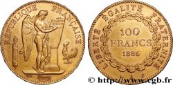 100 francs or Génie, tranche inscrite en relief Dieu protège la France 1886 Paris F.552/7