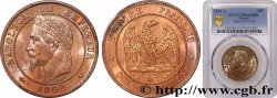 Dix centimes Napoléon III, tête laurée 1862 Paris F.134/7