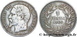 1 franc Napoléon III, tête nue 1860 Paris F.214/15