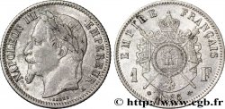 1 franc Napoléon III, tête laurée 1866 Paris F.215/3 TTB50