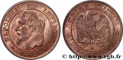 Deux centimes Napoléon III, tête laurée, buste définitif 1862 Bordeaux F.108A/7