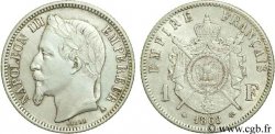 1 franc Napoléon III, tête laurée 1868 Paris F.215/8