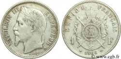 1 franc Napoléon III, tête laurée 1868 Paris F.215/10 TB35