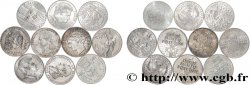 Lot de 10 pièces de 100 francs commémoratives - - F.-/