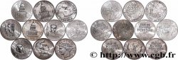 Lot de 10 pièces de 100 francs commémoratives - - F.-/