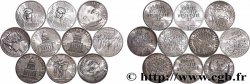 Lot de 10 pièces de 100 francs commémoratives - - F.-/