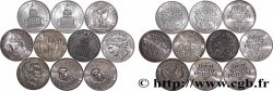 Lot de 10 pièces de 100 francs commémoratives - - F.-/