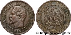 Deux centimes Napoléon III, tête nue 1853 Strasbourg F.107/3