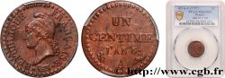 Un centime Dupré, 6 normal 1798 Paris F.100/3