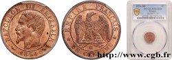 Un centime Napoléon III, tête nue 1854 Strasbourg F.102/11 SPL64 PCGS