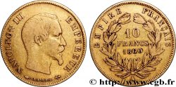 10 francs or Napoléon III, tête nue 1860 Paris F.506/9