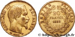 20 francs or Napoléon III, tête nue 1858 Paris F.531/13