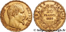 20 francs or Napoléon III, tête nue 1858 Paris F.531/13