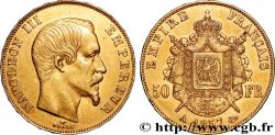 50 francs or Napoléon III, tête nue 1857 Paris F.547/4