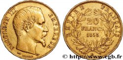 20 francs or Napoléon III, tête nue 1855 Lyon F.531/7