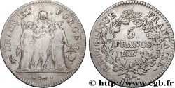 5 francs Union et Force, Union desserré, avec glands intérieurs et gland extérieur 1799 Bordeaux F.291/23