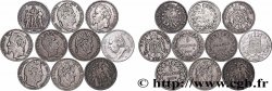 Lot de dix écus de 5 francs n.d.  F.-/