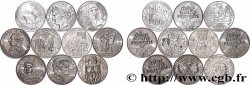 Lot de 10 pièces de 100 francs commémoratives - - F.-/