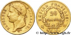 20 francs or Napoléon tête laurée, Empire français 1813 Perpignan F.516/34