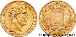 20 francs or Charles X, matrice du revers à cinq feuilles 1830 Paris F.521/6