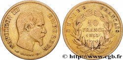 10 francs Napoléon III tête nue, grand module 1855 Paris F.506/1
