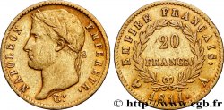 20 francs or Napoléon, tête laurée, Empire français 1811 Paris F.516/16