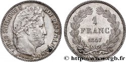 1 franc Louis-Philippe, couronne de chêne 1847 Paris F.210/110
