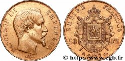 50 francs or Napoléon III, tête nue 1857 Paris F.547/4