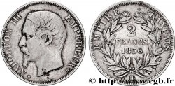2 francs Napoléon III, tête nue, grand BB 1856 Strasbourg F.262/6