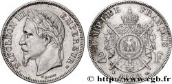 2 francs Napoléon III, tête laurée 1868 Strasbourg F.263/9