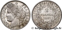 2 francs Cérès, avec légende 1881 Paris F.265/12