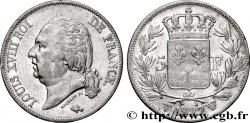 5 francs Louis XVIII, tête nue 1822 Lille F.309/75