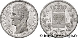 5 francs Charles X, 2e type 1827 Bordeaux F.311/7