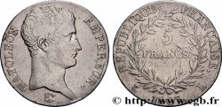 5 francs Napoléon Empereur, Calendrier grégorien 1807 Bayonne F.304/18