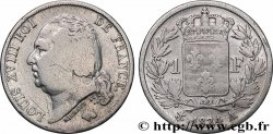 1 franc Louis XVIII 1824 Paris F.206/56