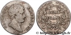 Demi-franc Napoléon Empereur, Calendrier révolutionnaire 1805 Paris F.174/10