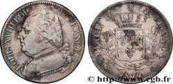 5 francs Louis XVIII, buste habillé 1814 Limoges F.308/6
