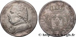 5 francs Louis XVIII, buste habillé 1814 Bayonne F.308/8