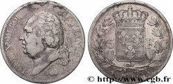 5 francs Louis XVIII, tête nue 1819 Rouen F.309/41