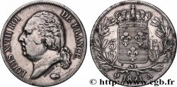 5 francs Louis XVIII, tête nue 1821 Paris F.309/60