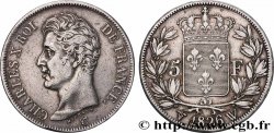 5 francs Charles X, 1er type 1826 Lille F.310/27