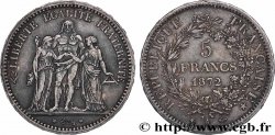 5 francs Hercule, Petites étoiles 1872 Paris F.334/7