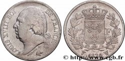 2 francs Louis XVIII 1824 Lille F.257/62