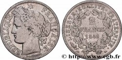 2 francs Cérès, IIe République 1849 Paris F.261/1