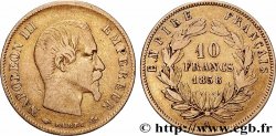 10 francs or Napoléon III, tête nue, grand module 1858 Paris F.506/5