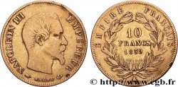 10 francs or Napoléon III, tête nue 1859 Paris F.506/7
