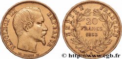 20 francs or Napoléon III, tête nue 1853 Paris F.531/1